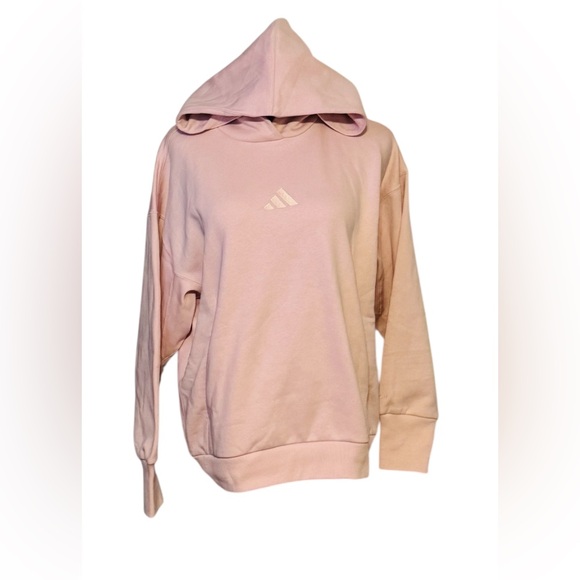 adidas Tops - NWT Adidas Sportswear All Season Fleece Loose Hoodie Women Hoodies Sandy-Pink